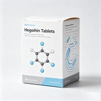 Boîte pharmaceutique personnalisée à bande déchirable, estampage à chaud, emballage de pilules pour capsules et comprimés
