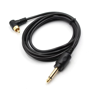 Cable de Audio Mono de 6.35mm Macho a RCA Macho para Consola, Amplificador, Guitarra Eléctrica - Product Image 2