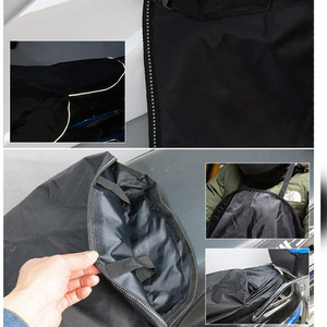 Scooter <b>Windshield</b> <b>Cover</b> Black Universal Fit For Motorcycles And Electric Bikes Protection Against Wind Rain Dust - Product Image 3