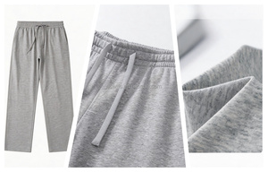 Custom <strong>Men's</strong> Baggy Summer Sweatpants Wide Leg Elastic Waist Athletic Joggers Loose <strong>Lounge</strong> <strong>Pants</strong> with Pockets - Product Image 3