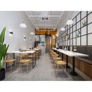 Muebles para <span class=keywords><strong>Restaurante</strong></span> Americano de Comida Rápida, Sofá de Doble Cara, Sofá de <span class=keywords><strong>Esquina</strong></span>, Muebles para Cafetería, Muebles para Comedor - Product Image 1