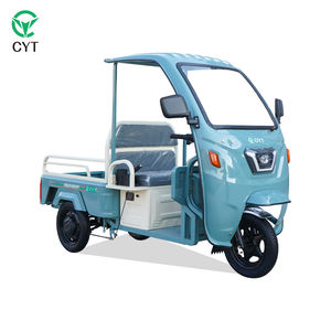 Tricycle électrique tout-terrain robuste avec cabine et benne de chargement, <span class=keywords><strong>moto</strong></span>-tricycle à 3 roues - Product Image 2