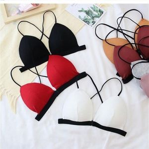 Sujetador Japonés Fino <span class=keywords><strong>sin</strong></span> Aro, Espalda Bonita <span class=keywords><strong>sin</strong></span> Costuras, Ropa Interior para Estudiantes, <span class=keywords><strong>Chicas</strong></span> con Poco <span class=keywords><strong>Pecho</strong></span>, Modal Cómodo - Product Image 2