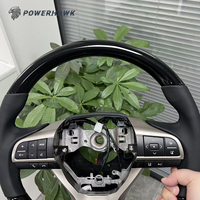 Volant en cuir et fibre de carbone personnalisé pour Lexus IS250 IS300 IS350 ES300 ES350 GS300 GS350 LS460 RX NX RC GX LX UX LC GX460