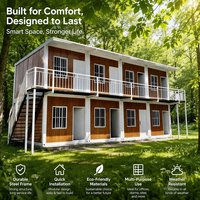 Villa de luxe personnalisée de 40 pieds, maison modulaire préfabriquée, maison conteneur détachable pour hôtel, supermarché, bureau, école