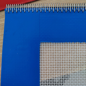 2mm mở màn hình <span class=keywords><strong>Polyester</strong></span> lưới vành đai hồ trăn khô băng tải với cạnh nhựa PVC - Product Image 5