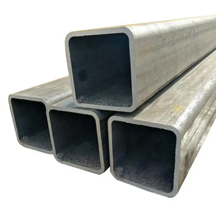 EN10219 S355J2H tubo de metal quadrado de seção oca tubo e tubos de aço carbono preto soldado Shs Rhs quadrado