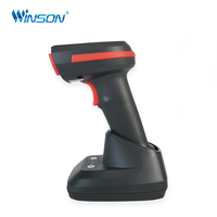 Terminal de point de vente portable sans fil avec lecteur de codes-barres 1D 2D CMOS, scanner de codes-barres avec support en option