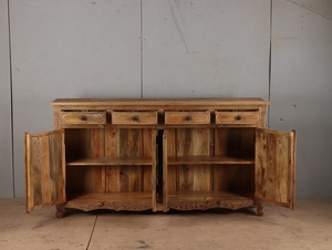 Elegant Solid Wood <b>Sideboard</b> <b>Storage</b> Cabinet with Modern Style for Dining Room Living Room Hotel Apartment Furniture Export - Product Image 3