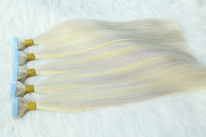 <span class=keywords><strong>Extensiones</strong></span> <span class=keywords><strong>de</strong></span> Cabello Adhesivas al por Mayor, 100% Cabello Humano Real, OEM, Longitud y Color Personalizados, Trama <span class=keywords><strong>de</strong></span> PU Sin Costuras, 20 Piezas <span class=keywords><strong>para</strong></span> Negocios <span class=keywords><strong>de</strong></span> Belleza - Product Image 3