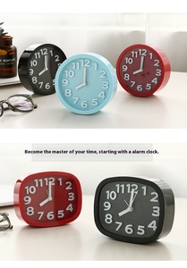 Đồng hồ báo thức để bàn bằng thạch anh, kiểu dáng cổ điển, retro, hoạt động bằng pin, chạy êm - Product Image 6