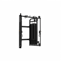 Máquina de Poleas Cruzadas Junshang con Doble Cable para Gimnasio y Equipos de Fitness Comerciales con Placas de Peso
