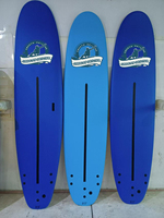 Planche de surf en mousse EPO IXPE Soft Top avec accessoire d'aileron de logo personnalisable en bas HDPE pour les sports nautiques
