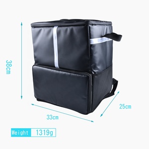 <strong>Insulated</strong> Cooler <strong>Bag</strong> for Food Beers Pizza <strong>Delivery</strong> Backpack Lunch Outdoor Picnics Office Take-Out - Product Image 3