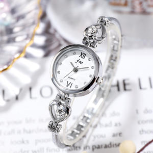 Reloj de Cuarzo Analógico Elegante y de Lujo para Mujer JW, con Cristales Pequeños en la Esfera, Correa de Acero Inoxidable, Resistente al Agua, a la Moda - Product Image 5