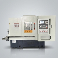 Torno Fresador CNC de Doble Husillo Vertical LICHI LC-Z46S GSK, Servicio Mediano, Recorrido de 400x300mm, 12 Estaciones de Herramientas, Certificado CE