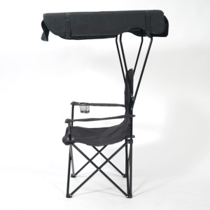 QM New Two in One Outdoor Portable <b>Backpack</b> Folding Camping Chairs With Shade Camping Stall Chair With Sun Umbrella - Product Image 4