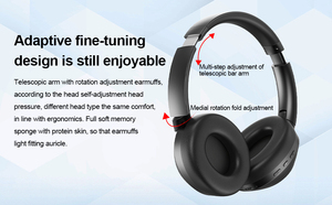 Cuffie ANC con Fascia Regolabile, Auricolari Wireless 5.4, Riduzione del Rumore, Cuffie da Gaming per Sport e <span class=keywords><strong>Musica</strong></span> A3 <span class=keywords><strong>PRO</strong></span> - Product Image 4