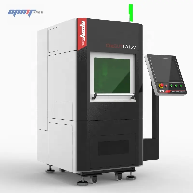 Laboratory artificial diamond plane thinning detection and polishing CVD laser diamond scanner vertical CNC laser machine