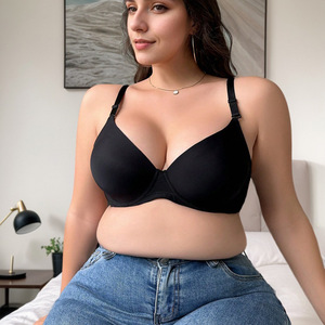 Fabricants en gros de soutiens-gorge pour femmes de grande taille, de haute qualité, confortables, à bretelles réglables, pour femmes à forte poitrée - Product Image 2