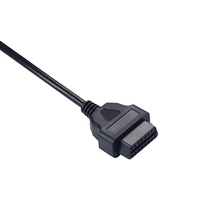 Cable divisor para Escáner de diagnóstico OBD2, accesorio de 16 pines macho a hembra con conector Volov OBD2 OBD-II Y OBD a Volvo