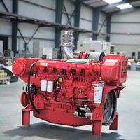 Moteur diesel marin Yundian Power P12 516HP à démarrage électrique, 4 temps, 6 cylindres, 11,596 L, refroidi par eau, pompe à eau, groupe motopropulseur