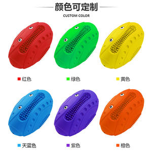 Üretici toptan çevre dostu doğal kauçuk köpek oyuncak renkli beyin Robot sert çiğnemek oyuncak Pet çiğnemek oyuncaklar - Product Image 6
