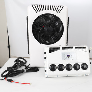 Hệ thống điều hòa không khí xe tải 12V 24V điện, loại tách rời, điều hòa không khí DC 12V cho xe tải - Product Image 2