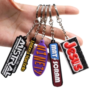Biểu tượng tùy chỉnh 2D mềm <span class=keywords><strong>PVC</strong></span> <span class=keywords><strong>Keychain</strong></span> Móc Chìa Khóa mềm cao su Keychains Silicone Keyring cao su cá nhân 3D <span class=keywords><strong>Keychain</strong></span> - Product Image 3