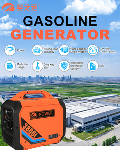 เครื่องกำเนิดไฟฟ้าเบนซินแบบพกพา 50/60HZ เงียบ สำหรับใช้ในบ้านและตั้งแคมป์ ระบบสตาร์ทแบบดึงกลับ รุ่น 004-007 เครื่องกำเนิดไฟฟ้าเบนซินแบบพกพา - Product Image 6