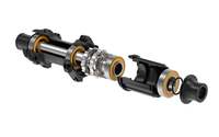 Moyeu à rayons en carbone OEM 60T cliquets moyeu gratuit compatible avec Shimano HG/XDR pour frein à disque avant arrière compatible pour vélo de route