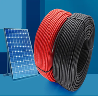 PV-Modell CE für IEC 60227 0,6/1kV 4mm² XLPO Hitzebeständige Ummantelung Verzinntes Kupfer Einadrig Rot Elektrische Leitungen