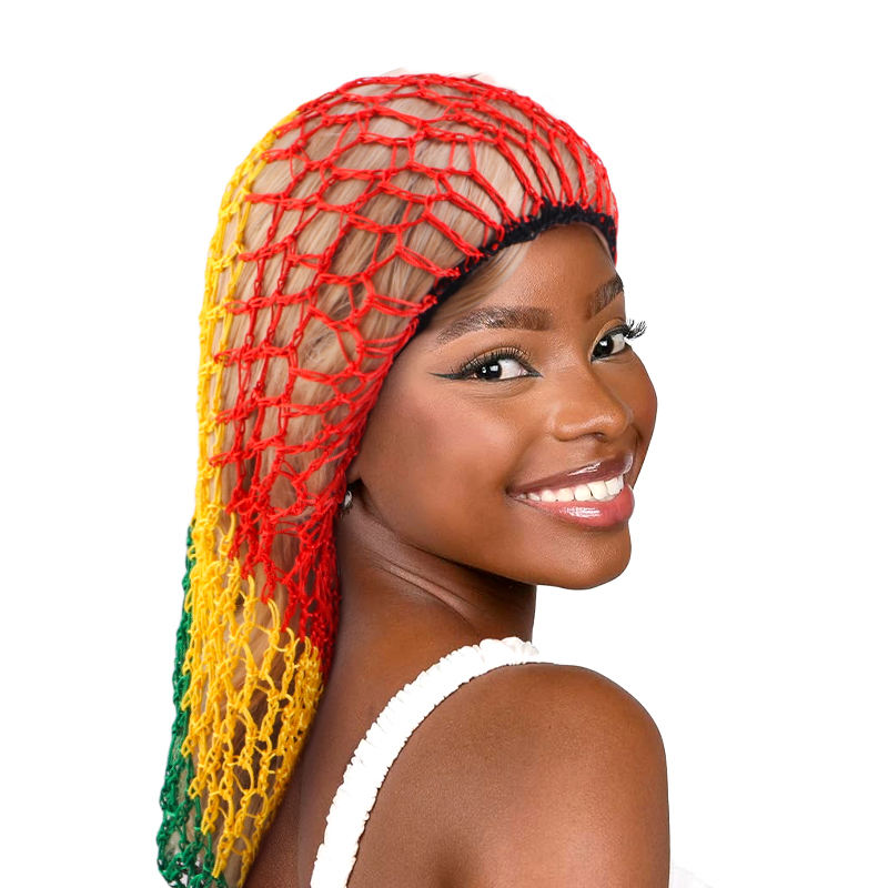 Womens Rayon Hair Net Snood Hat Crocheted Wig Cap Hairband Hair - Foto 4