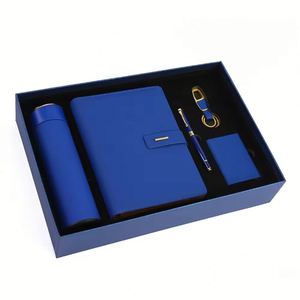 New Product Ideas 2026 Notebook Pen Key Chain Vacuum Cup Office Luxury Executive <b>Gift</b> Set with logo Customization - Product Image 1