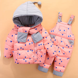 Importar Productos de China: Conjunto de Ropa de Invierno para Bebé Niña, Abrigo y Mono, Directamente del Fabricante de Ropa - Product Image 1