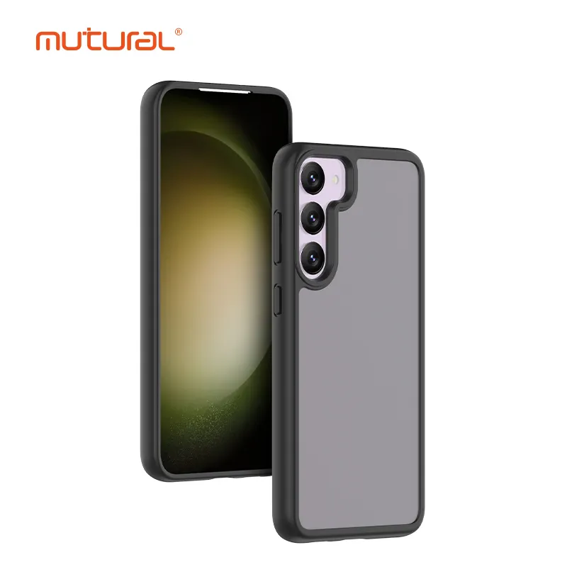 Mutural Voor Samsung Magnetische Mobiele Telefoon Case Matte Telefoon Case Voor Samsung Galaxy S23 S23 S23 + S23 Ultra Case