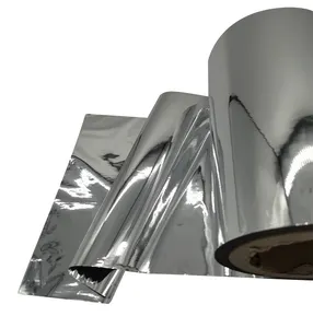 Película condutora de alumínio, 3 micron dupla face 1000a filme mylar metálico revestido de alumínio para instrumento preciso