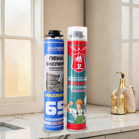 Mousse polyuréthane en spray insonorisante et imperméable multi-usages pour le remplissage des espaces creux, la construction et le transport