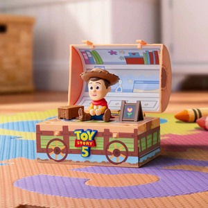 Auténtico POP MART Pixar <span class=keywords><strong>Toy</strong></span> <span class=keywords><strong>Story</strong></span> 5 Series Cofre del Tesoro Escena 9 piezas/set Figura Caja Sorpresa Mini Diorama Decoración de Escritorio Regalo - Product Image 4