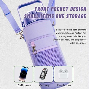 กระเป๋าใส่ขวดน้ำ40ออนซ์แบบปรับได้ออกแบบให้เป็นฉนวนเหมาะสำหรับการเดินป่ากลางแจ้ง - Product Image 3