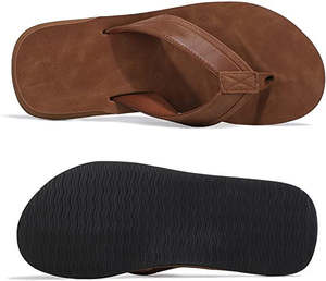 Chaussures décontractées d'été pour la marche, tongs plates antidérapantes pour la plage, sandales pour hommes, grandes tailles, tongs plates en EVA - Product Image 5