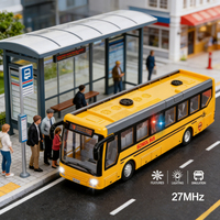 LK Toys Voiture Scolaire Télécommandée 1:32 - Prête à l'emploi Intérieur/Extérieur avec Télécommande et Câble USB