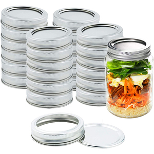 70mm 86mm Altın <span class=keywords><strong>Mason</strong></span> Konserve Kavanoz Kapakları ve Bantları Silikon Halkalı <span class=keywords><strong>Mason</strong></span> Metal Kapak - Product Image 2