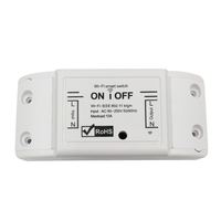 Interruptor Inteligente WiFi con Temporizador Universal, Control Remoto Inalámbrico, Compatible con Alexa y Google Home, para el Hogar Inteligente