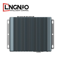 Mini PC Industrial de Aluminio sin Ventilador, Doble LAN, Puerto HD, VGA, Doble DP, DDR4, MSATA, WiFi, Ranura para Tarjeta SIM 4G, Doble COM RS232, Montaje en Pared