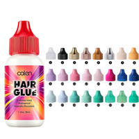 Colle capillaire liquide à forte tenue, imperméable, naturelle, à base de plantes, en PU, format voyage, pour extensions de cheveux, marque privée, outil d'extension de dentelle - Vente chaude