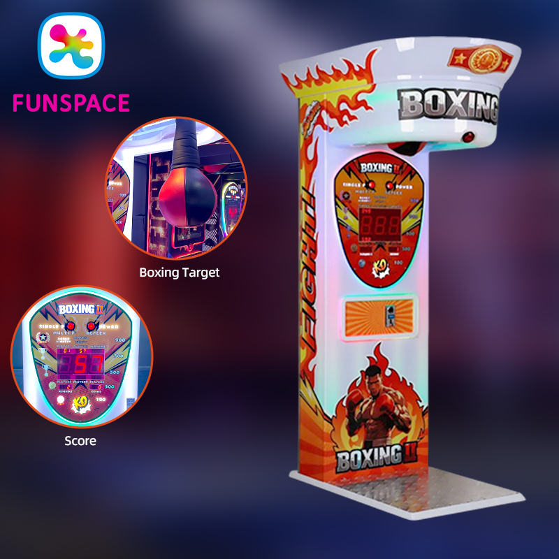 Amusement Gaming Center New Arrival Coin Operated Game Arcade Punch Boxing Machine