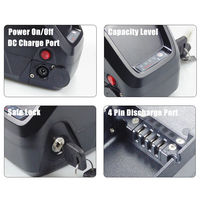 Batterie de vélo Downtube Hailong OUXI V8 Fatbike 48V 10Ah 13Ah 15Ah 17.5Ah 20Ah Batterie au lithium rechargeable
