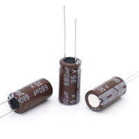 DS Con Aluminum Electrolytic Capacitor Through-Hole 35V680UF 20% Tolerance 10*20mm Direct Source Factory High-Temperature