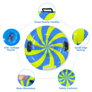Joyee En gros Bouée de <span class=keywords><strong>ski</strong></span> gonflable en PVC à motif en spirale, jouet de glisse portable - Product Image 4